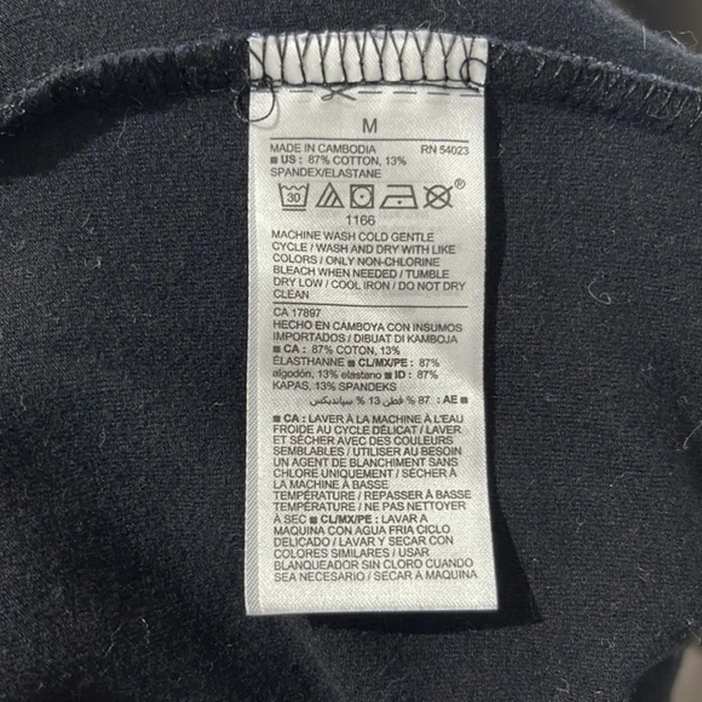 Old Navy‎ Black Athletic Leggings Womens Size M High Waisted Comfort Fit - Picture 6 of 6